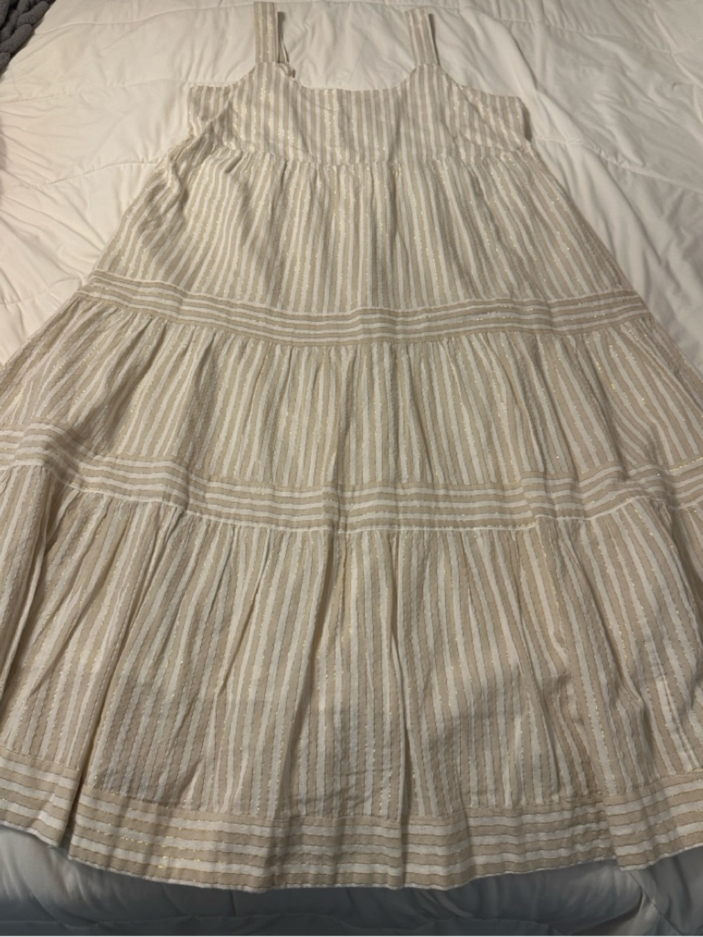 Linda Anderson Sandy Stripes Tiered Sundress - NWOT - Size XL (estimated) - Picture 5 of 14